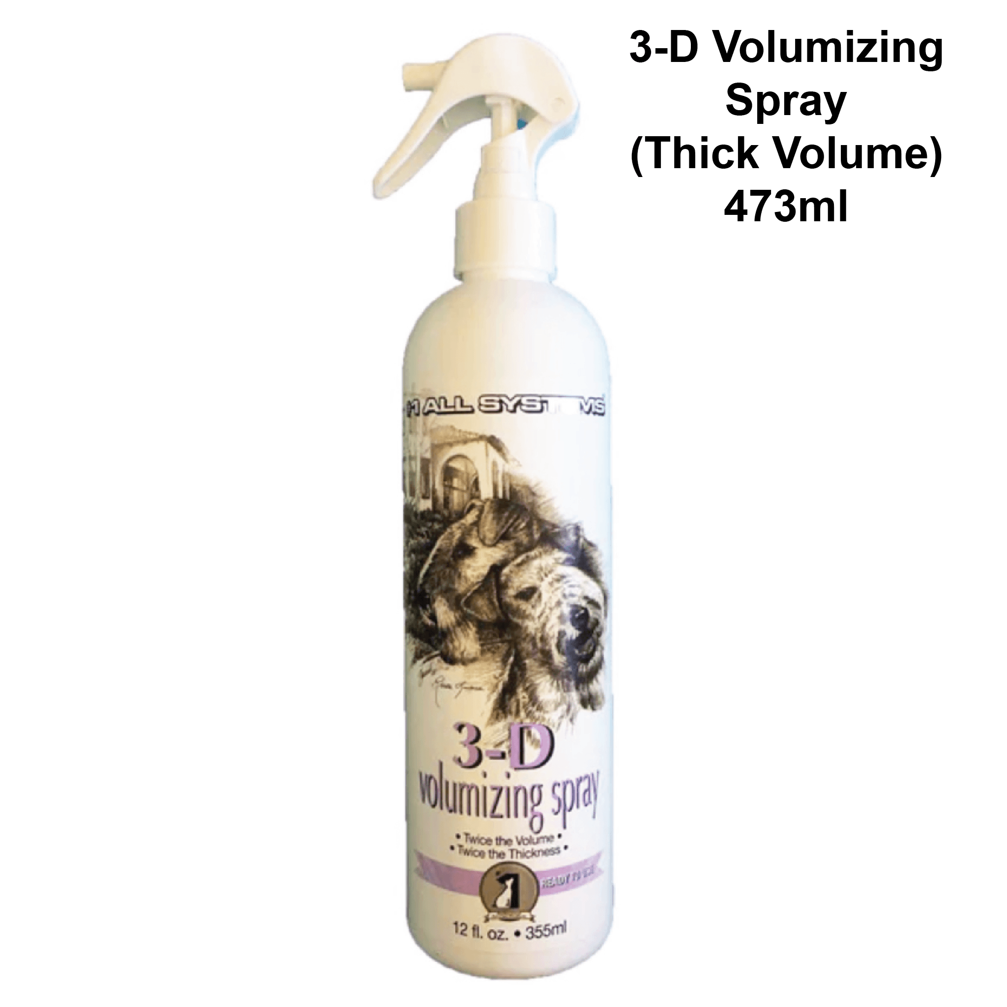 #1all Systems 3-D volumizing spray for Dogs and Cats