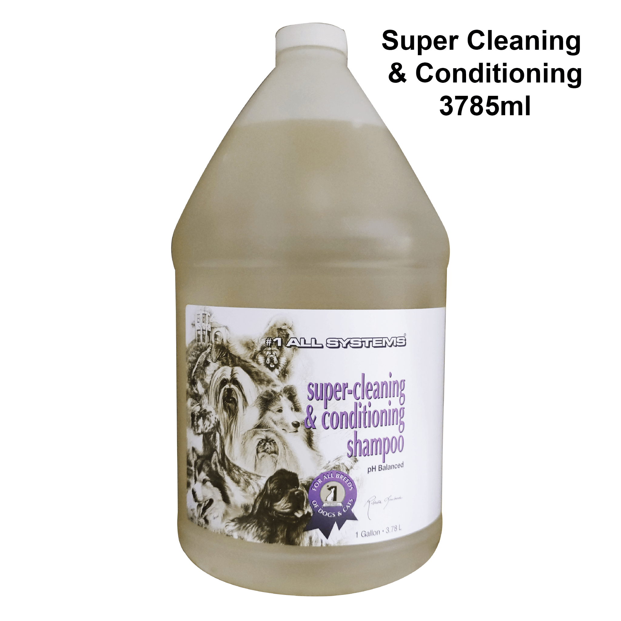 #1all Systems Super Cleaning & Conditioning Shampoo for Dogs and Cats - Image 2