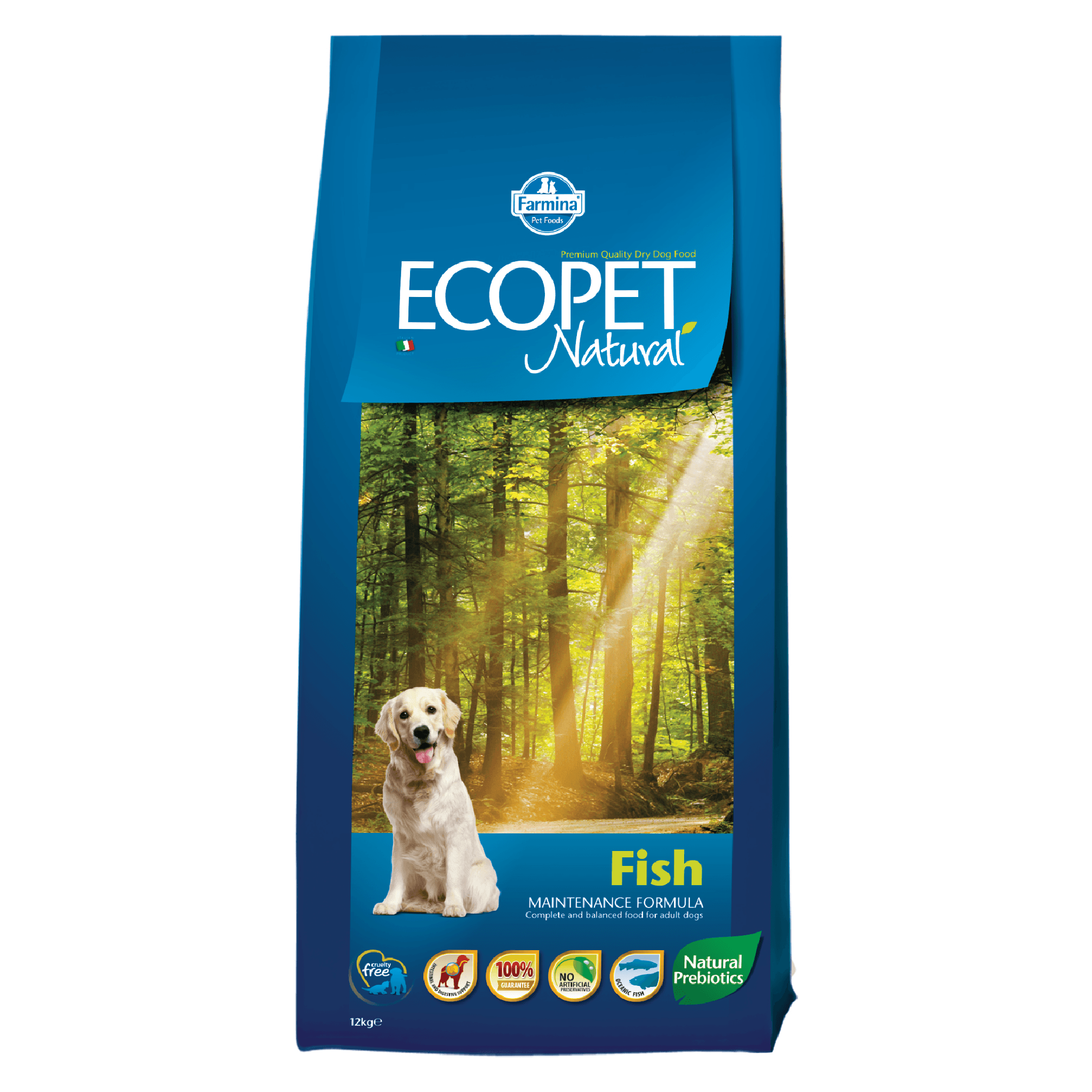 Ecopet Fish Dry Dog Formula - Medium Bites - Image 2