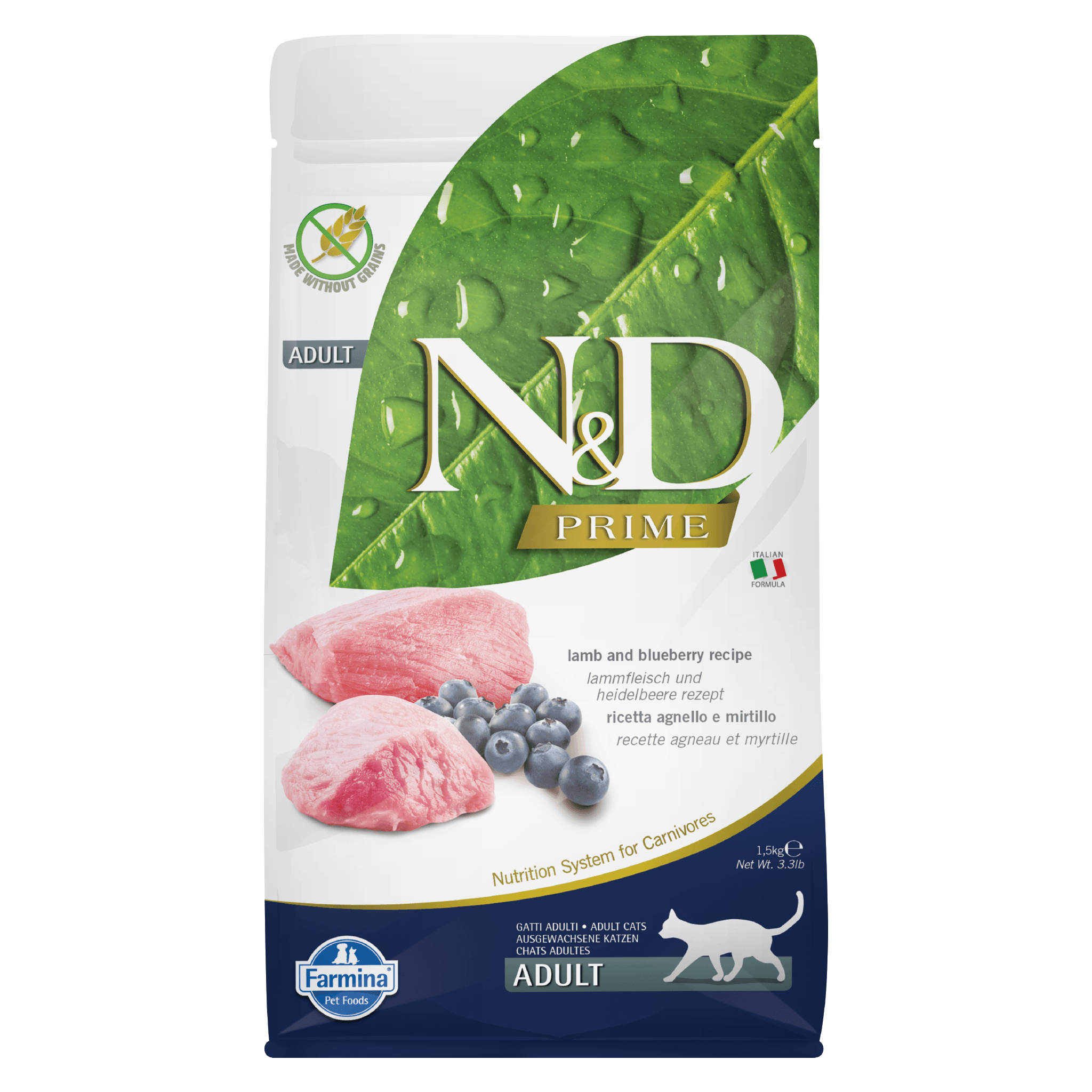 N&D Prime Lamb & Blueberry Adult Cat