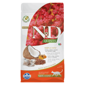 N&D Quinoa Skin & Coat Herrings Cat Dry Food