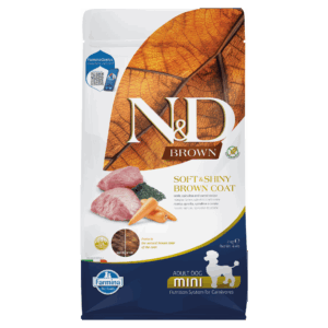 N&D BROWN Lamb, Spirulina and Carrot Recipe Dog 2KG