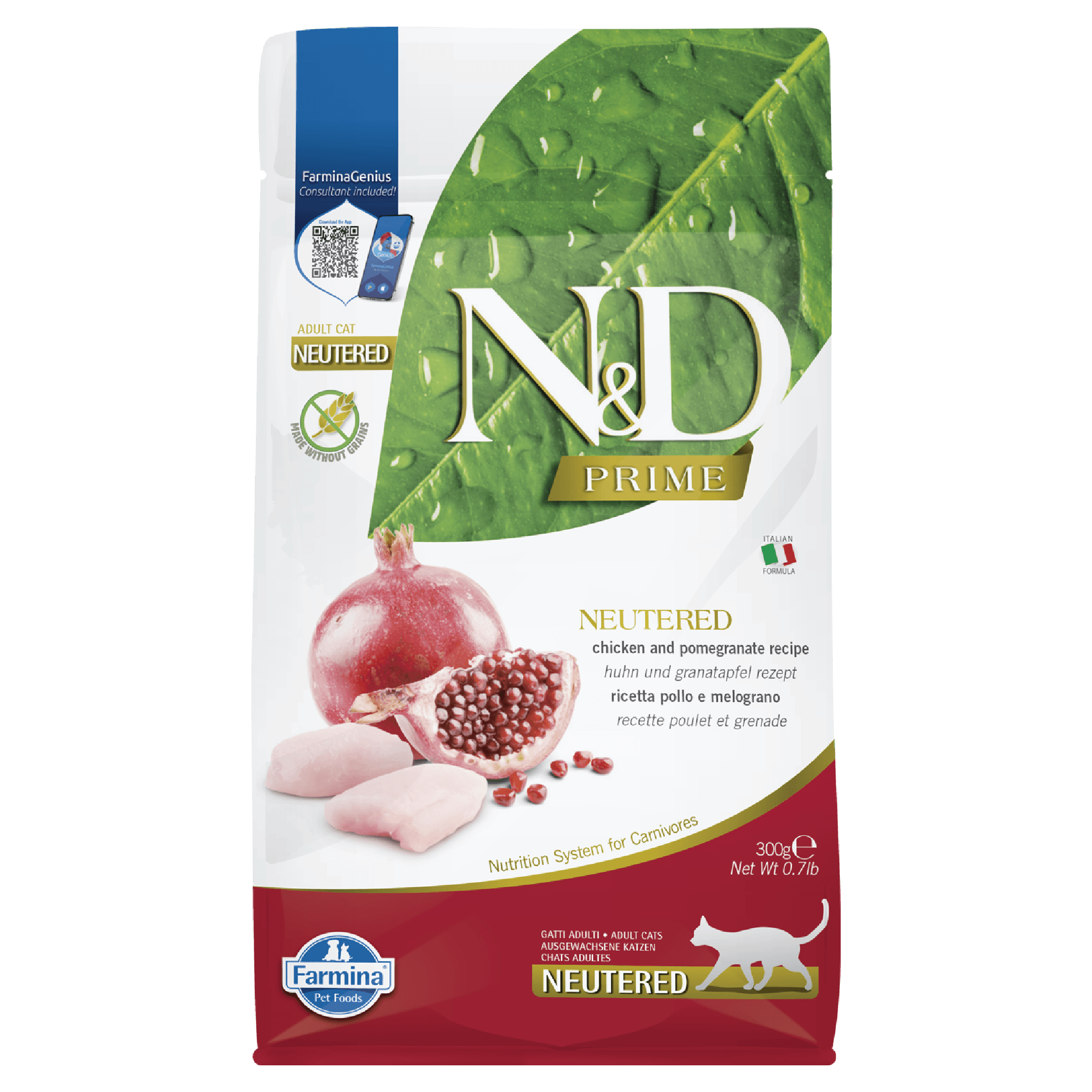 N&D Prime Chicken & Pomegranate NEUTERED Adult Cat - Image 3