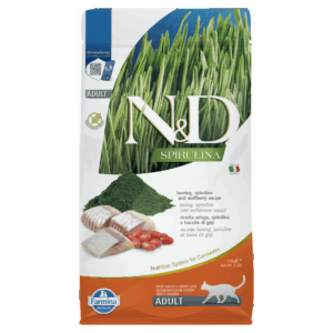 N&D Spirulina Herring, Spirulina AND Wolfberry Adult Cat 1.5kg