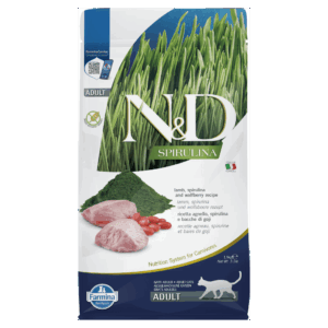 N&D Spirulina Lamb, Spirulina AND Wolfberry Adult Cat 1.5kg