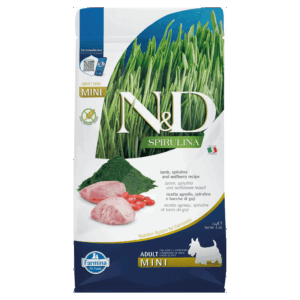 N&D Spirulina Lamb, Spirulina AND Wolfberry Adult Dog Mini 2 KG