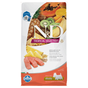 N&D Tropical Salmon ADULT Mini Kibble Size Dry Dog Food
