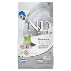 N&D WHITE Sea Bass, Spirulina, and Fennel Recipe for Dogs 2KG